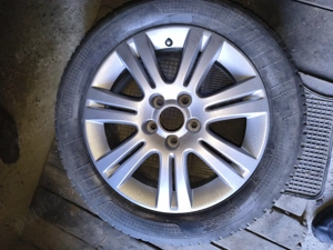 Jante 16 Opel 2 cu cauciucuri 60% 500 lei - imagine 2