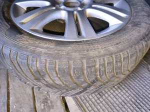 Jante 16 Opel 2 cu cauciucuri 60% 500 lei - imagine 3