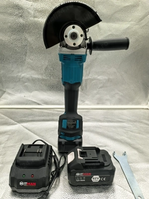 Polizor unghiular pe acumulator Hitman 62V 399 lei