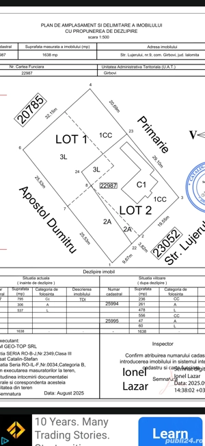 Teren intravilan Garbovi -Urziceni - imagine 5