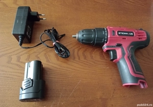 Bormașină portabila cu acumulator, parțial nefuncțională 