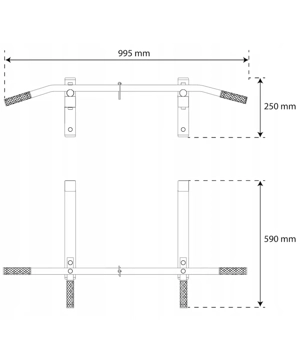 Cadru   bară   suport pentru tracțiuni  - imagine 3