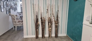 Vaza Sticla & Flori Decorative