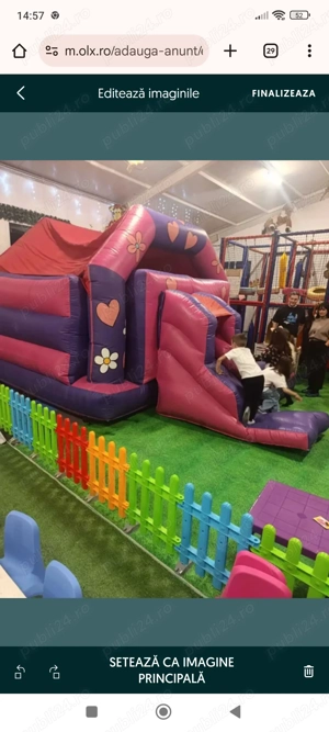 Tobogan gonflabil bouncy castel - imagine 3