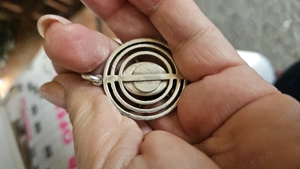 Pandantiv argint damă cu rodocrozit