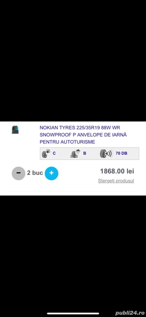 Vand anvelope Nokian de iarna - 19inch - imagine 9