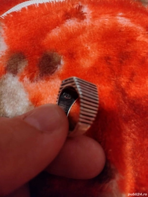 inel de argint pentru bărbați  - imagine 3