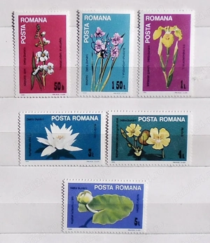 Timbre  Flori din Delta Dunării  - 1984