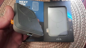 Baterie externa Magsafe powerbank 10000mA fast wireless charging 20w . noi sigilate - imagine 1