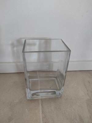 Vase sticla paralelipipedice 11 buc