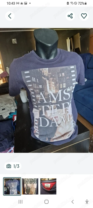 Tricou Soviet imprimeu Amsterdam - imagine 2