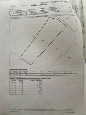 Vând teren, com. Mărișel, jud. Cluj, 2554mp
