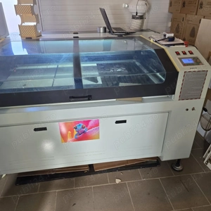 Gravator laser AOL 130x90cm Tub Reci W4 130w, suport rotativ, masa electrica