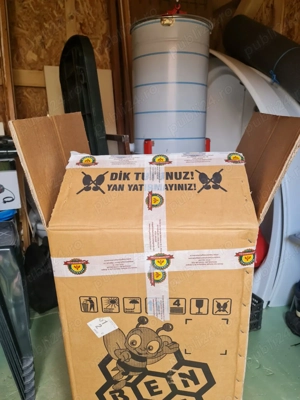 Vand centrifuga manuala 2R pentru extras miere - imagine 3