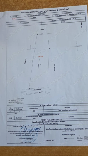 Vând teren intravilan în Beznea 25000 euro - imagine 3