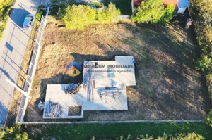 TEREN cu temelie ciment  PANGARATI - STEJARU - imagine 2