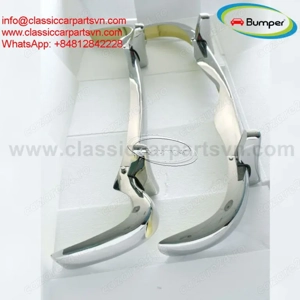 Mercedes Ponton 6-cylinder W180 W128 coupe cabriolet bumpers - imagine 2