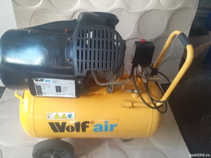 Vand  Compresor 50 l an 2 pistoane v cu baie ulei butelie 50 l perfect functional