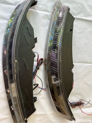 Proiectoare led drl / lumini de zi compatibile Audi A6/S6 2004-2011 sau VW Passat B6 2006-2010 - imagine 3