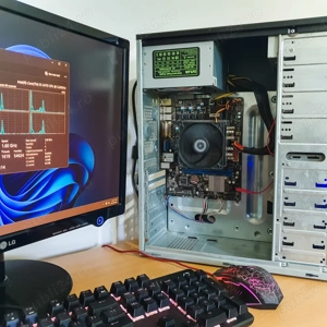 Unitate PC Intel i5 | 8GB RAM | SSD | Sursa 500W+ Monitor 22" + Tastatura + Mouse + WiFi - imagine 3