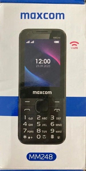 Telefon nou, sigilat, Maxcom MM248 4G, Negru, Dual Sim - 104,99 lei