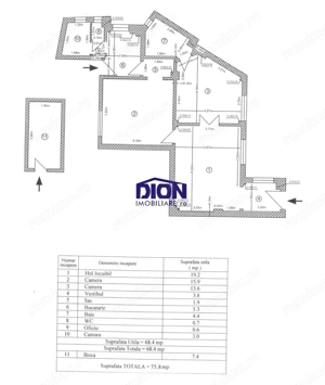 APARTAMENT SUPERB 3 CAM,  PIATA UNIRII - imagine 14