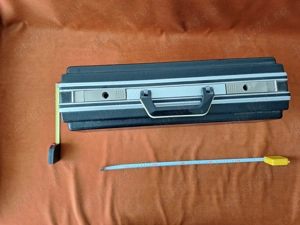 Geanta diplomat negra, din fibra, folosita, 55*40*25cm - imagine 2