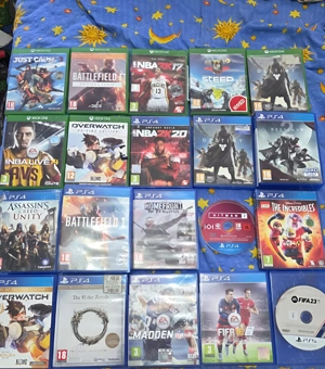 Vand jocuri console de XBOX ONE ..PS 4 SI PS 5