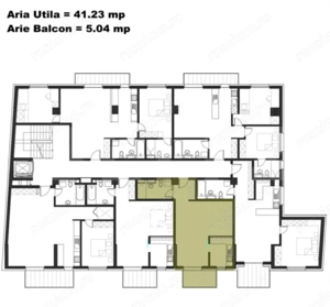 Apartament 1 camera, 41 mp, bucatarie inchisa, zona Iulius Mall - imagine 4