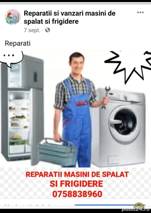 Repar masini de spalat si frigorifice