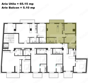 Apartament cu 3 camere, 2 bai, 65 mp, bloc nou, zona Iulius Mall - imagine 3