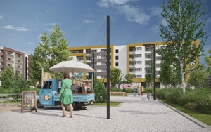 Garsonieră decomandată într-un ansamblu nou   finalizare Decembrie 2026