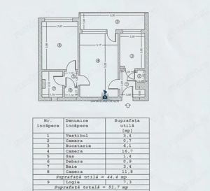 Apartament 2 camere Semidecomandat Emil Racovita - Straduintei - imagine 6