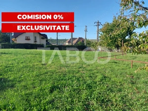 Teren intravilan 1298  mp PUZ toate utilitatile zona buna Cisnadie