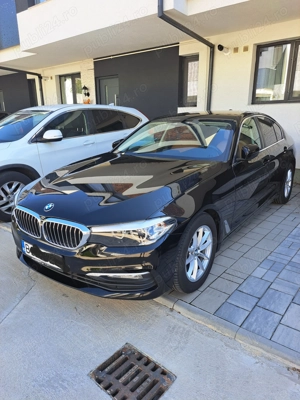  BMW 520d, 190cp, automată, sedan, culoare neagră - imagine 4