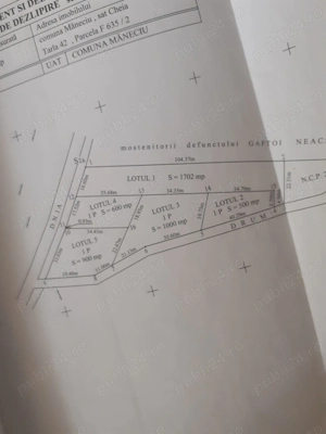 Vând teren intravilan 900 mp, Cheia, Prahova, zonă superbă! 