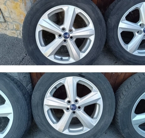 Jante originale Ford EDGE ca noi, si roti iarna M+S 235/60/18, DOT2017 - imagine 3