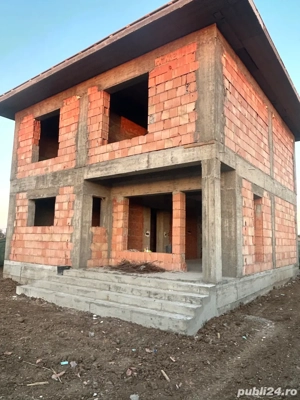 Vand casa la rosu cu placa beton peste etaj, la iesire din Berceni - intrare Vidra - Dealu Verde - imagine 2 Vand casa la rosu cu placa beton peste etaj, la iesire din Berceni - intrare Vidra - Dealu Verde - imagine 2