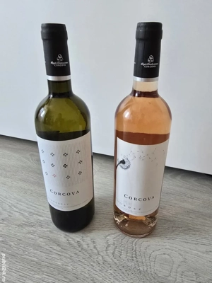 Vin Corcova alb   roze