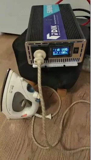 2 MODELE - Invertor Sinus Pur 5kW 12V-220V -pt aparate esentiale medicale CPAP, Frigider, AC, CT