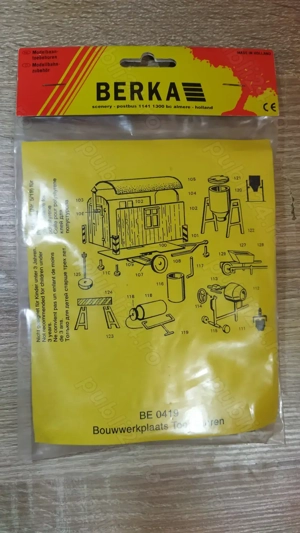 Lot machete industriale HO pt. trenulețe electrice diorama Berka H0