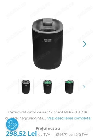 Concept Perfect Air dezumificator negru peltier 9.0V 23W - imagine 5