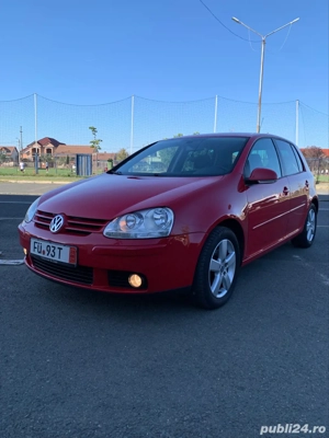 VW Golf 5 United Rosu 1.6 MPI 102 cp Mega Full Option Unicat 2008 TOP - imagine 4