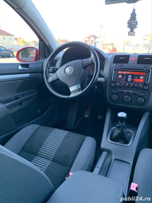 VW Golf 5 United Rosu 1.6 MPI 102 cp Mega Full Option Unicat 2008 TOP - imagine 6