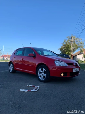 VW Golf 5 United Rosu 1.6 MPI 102 cp Mega Full Option Unicat 2008 TOP - imagine 5