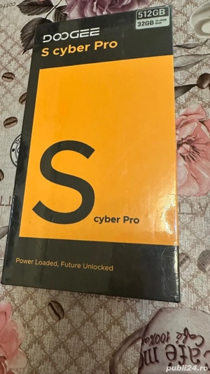 Doogee S Cyber Pro Silver 32 gb ram 512 stocare sigilat m