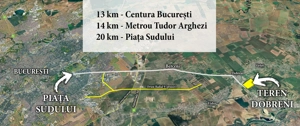 Teren intravilan 6860 mp Dobreni - Vidra - Berceni la 14 km de metrou - imagine 4