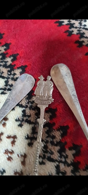 Lingurițe epocă argintate - imagine 3