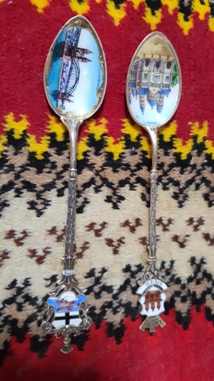 Lingurițe epocă argintate - imagine 4