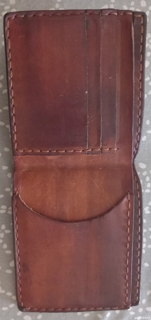 Portofel din piele naturală  - imagine 2